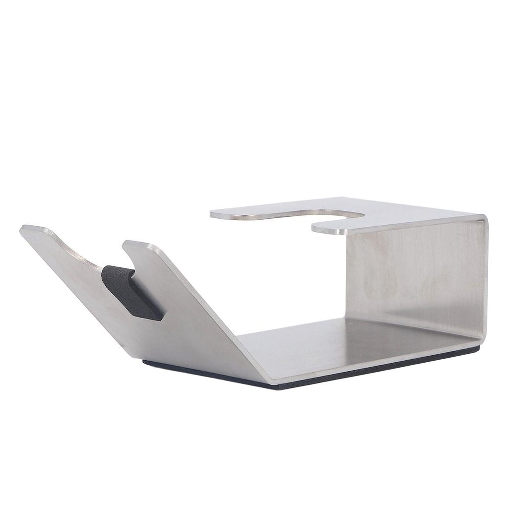 Stainless Steel Coffee Portafilter Stand Bottomless Single Double Spout Coffee Portafilters Holder Support Rack Silver