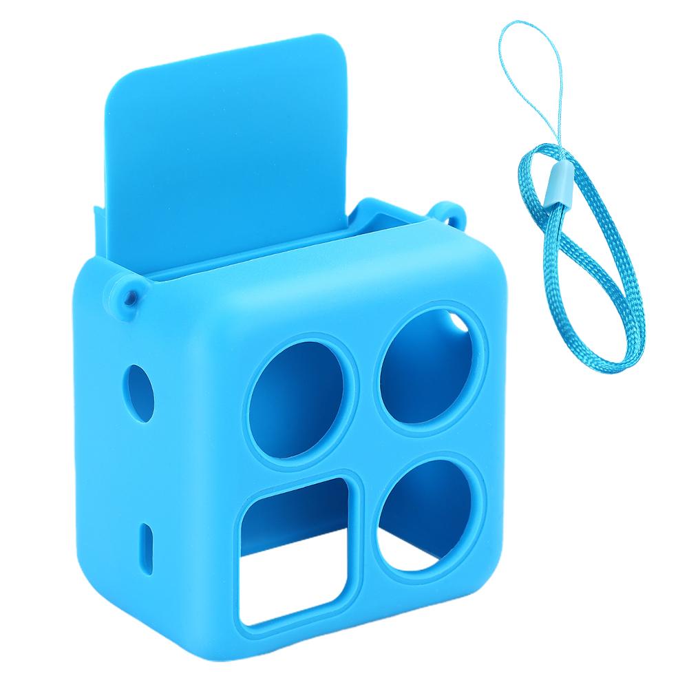 

Protective Sleeve Case Anti-Slip Soft Silicone Protective Case Skin Cover for Yoto Mini Player синий