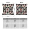 Mickey and Minnie Mouse Square Pillow Case Cute Cartoon Cushion Covers Awesome Zippered Decor Pillowcase for Sofa 45*45cm