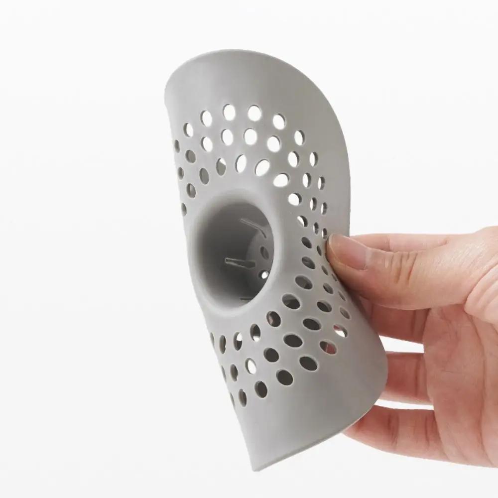 Durable Anti-blocking Hair Kitchen Sink Filter Round Lightweight Hair Filter Stain Resistant Silicone Sink Strainer Kitchen