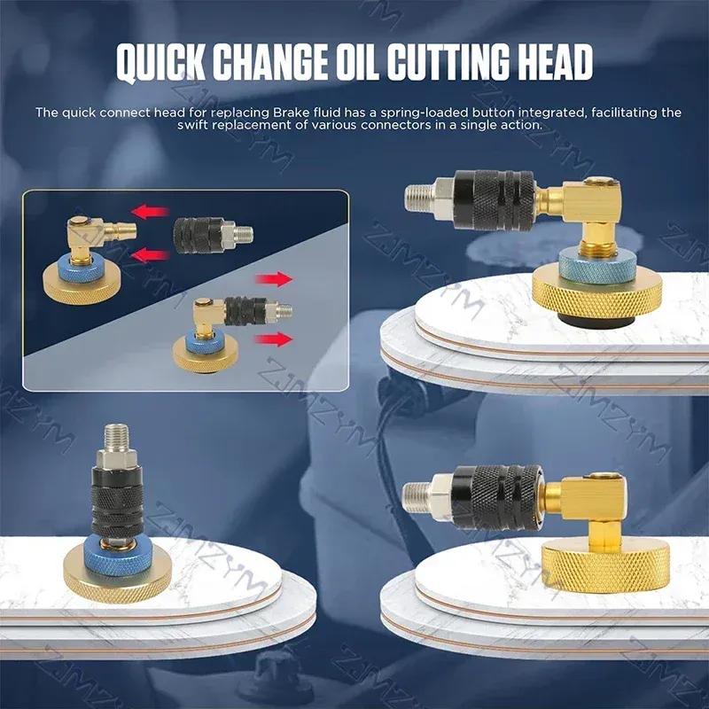 

1 Set Automobile Brake Oil Exchanger Adapter Tool Kits Pulsating Brake Oil Exchanger Connector Auto Repair Tools