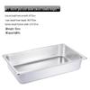 Jingbeier Stainless Steel Gastronorm Food Pans and Lids