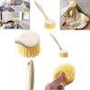 Versatile Long Handle Kitchen Cleaning Brush Perfect For Dish Washing And Pot Care