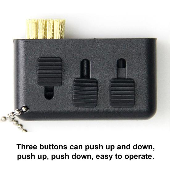 3-In-1 Retractable Golf Club Cleaner Tool Portable Golf Club Brush Golf Cleaning Kit Sharpening Tool for Golf Clubs Balls