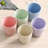 12Pcs Wheat Straw Cup Plastic Mouthwash Water Cup Brushing Cup Potable Drinking Travel Cup For Kids Adults