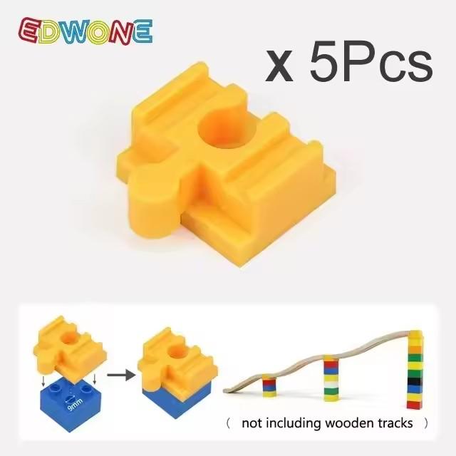 Wooden Train Track Accessories All Kinds Universal Connectors Adapters Clips fit for Brand Wooden Tracks Railway Toys for Kids