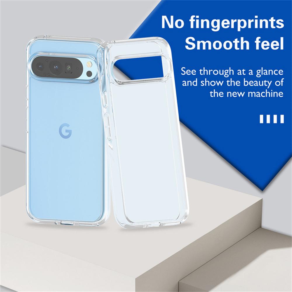 Etui do Google Pixel 9 Pro XL PC + TPU Odporne na wstrząsy Przezroczyste Pokrowiec na Telefon