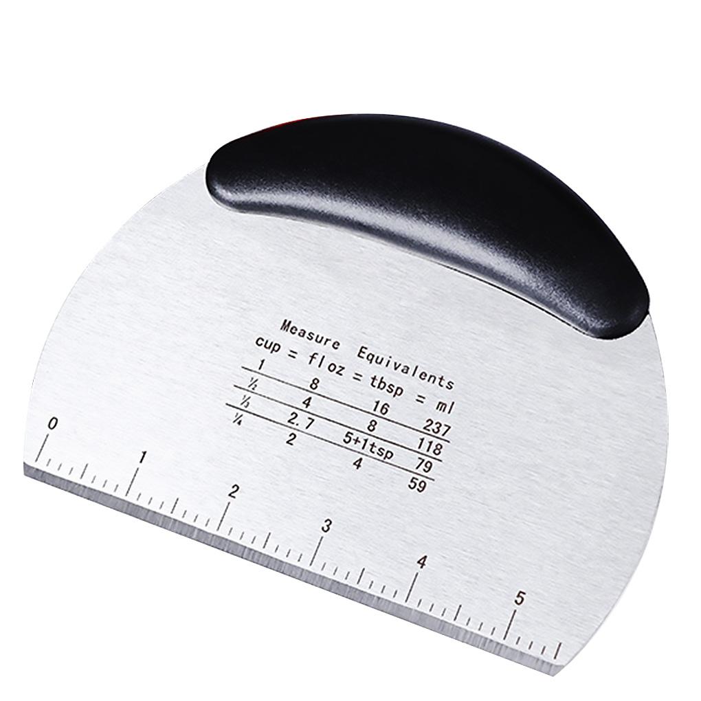 

Stainless Steel Cutter Scraper Pizza Kitchen Flour Pastry Cake Baking Tool