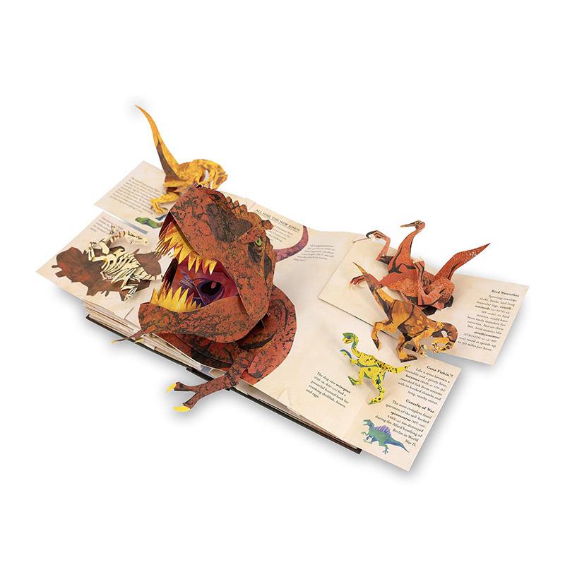 Dinosaur Encyclopedia 3D Book Prehistoric Dinosaur 3D Folding Book Children Encyclopedia As A Birthday Gift For Children