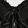 Gothic Satin Lace Bustier Camisole Top