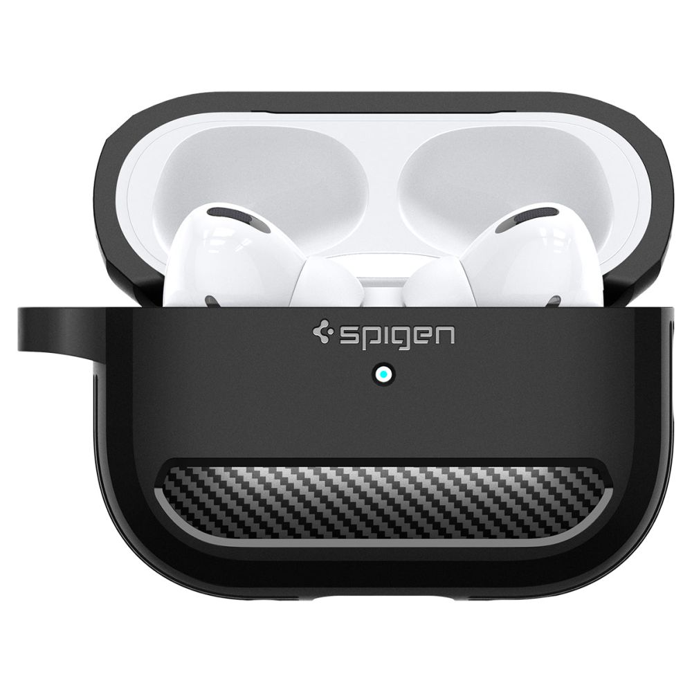 Spigen Rugged Armor Apple Airpods Pro 1/2 Mattschwarz