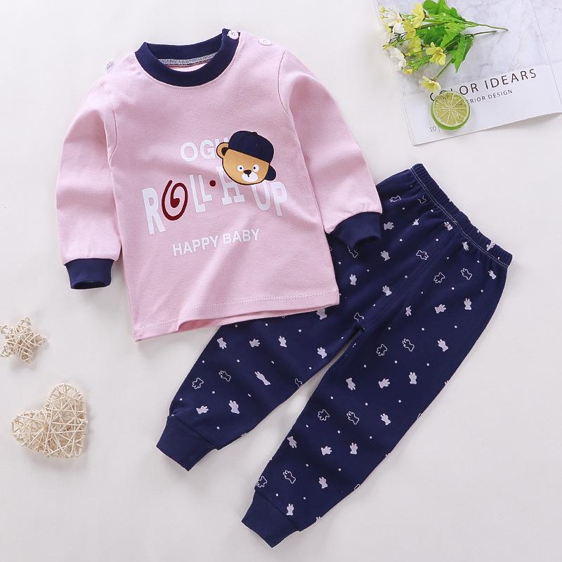 2025 Kids' Pure Cotton Underwear & Pajama Set for Boys & Girls - Autumn Wear