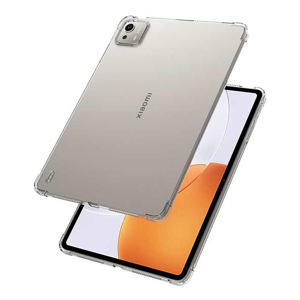 For Xiaomi Pad 7S Pro 12.5 Case Four Corner Shockproof Clear Tablet TPU Cover