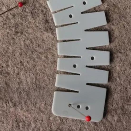 Rigla Hot Hem Silicon Anti-Alunecare Șablon de Tivit Instrument de Călcat Pânză Inch Și Cm Termorezistent Tivit pentru Cusut Quilting