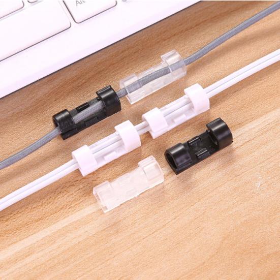 20 ks Klip na kabel Bezpečný Odolný proti opotřebení Odolný proti poškrábání Odolný vůči vysokým teplotám Spona na drát pro kancelář