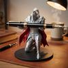 Unique Knight Pen Holder 3D Printed Warrior Desk Organizer Funny Creative Pen Stand  Home Office