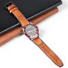 Bracelet de Montre Vintage en Cuir de Vache 18mm 20mm 22mm Bracelet en Cuir Bracelet Sport Libération Rapide pour Remplacement de Bracelet Seiko