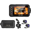 3 Inch Motorcycle Camera DVR Waterproof Motorcycle Dashcam Front & Rear Camera Video Recorder Black Night Vision Box