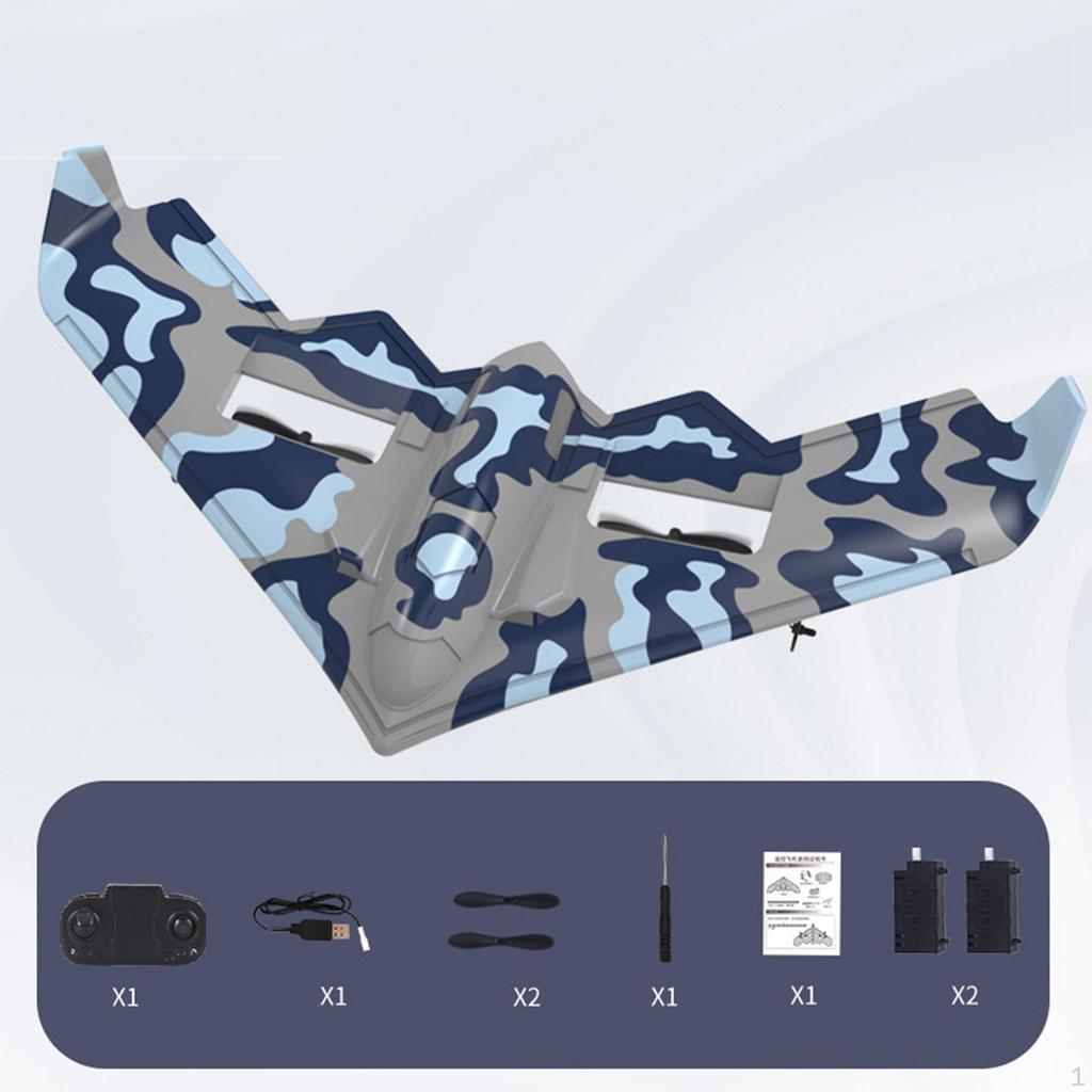 2 Channel Fixed Wing RC Powered 3.7mAh Outdoor Toy Glider for Boys Beginner