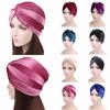 New Women Velvet Turban Hat Headband Muslim Hijab Caps Female Soft Bandana Headband Hijabs Head Wrap Hair Accessories