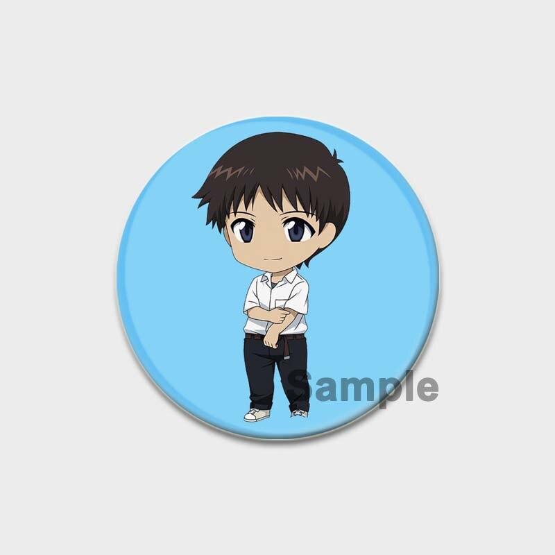 58MM Classic Anime EVA Brooch Cartoon Lapel Pins Accessories for Clothes Hat Backpack Decoration Cute 58mm Round Badges Pin Aesthetic