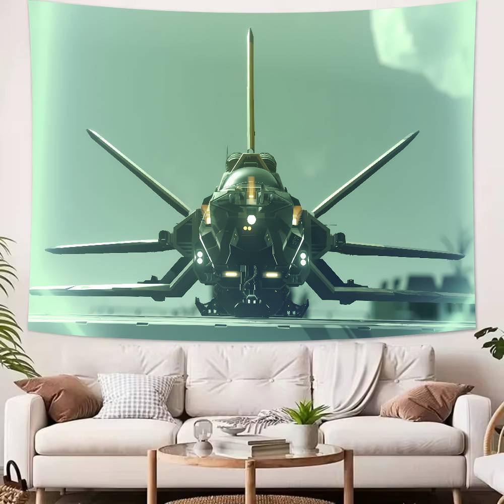 Mode Erkundung Rollenspiele Cool Heiß No Mans Sky Wandteppich Dekoration Schlafzimmer Wohnheim Hintergrundtuch Wandteppich