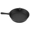 Cast Iron Frying Pan, Diameter 27 Cm, Cast Iron Frying Pan, Iron Frying Pan, Cast Iron Frying Pan, Grill Pan for Stove, Oven, Grill, Induction Cooker,