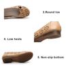 Fashion White Cutout Shallow Flats Woman Designer Floral Hollows Summer Flat Shoes for Women  Casual Leather Loafers