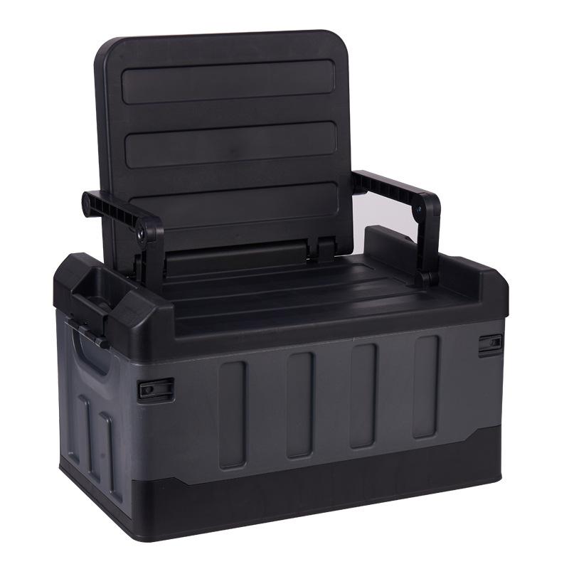 Car Seat Storage Box on-Board Car Trunk Folding Storage Box Multipurpose Stowing Box Waterproof Car Camping Outdoor Accessories