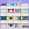 Premium Peach Skin Rectangle Pillow Case With Elegant Geometric Marble Design For Home Decor