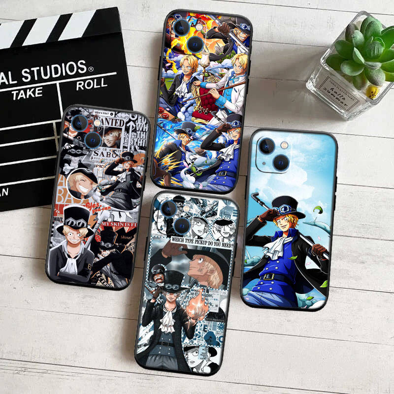 MH122 One Piece Sabo Phone Shell Case for Redmi Note 8 9 10 11 11S 10C 10X 10A 10T 9A 9C 9T 9S 8T Pro Max Plus Prime