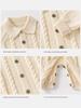 European & American Style Newborn Cotton Romper for Autumn/Winter - Perfect for First Birthday