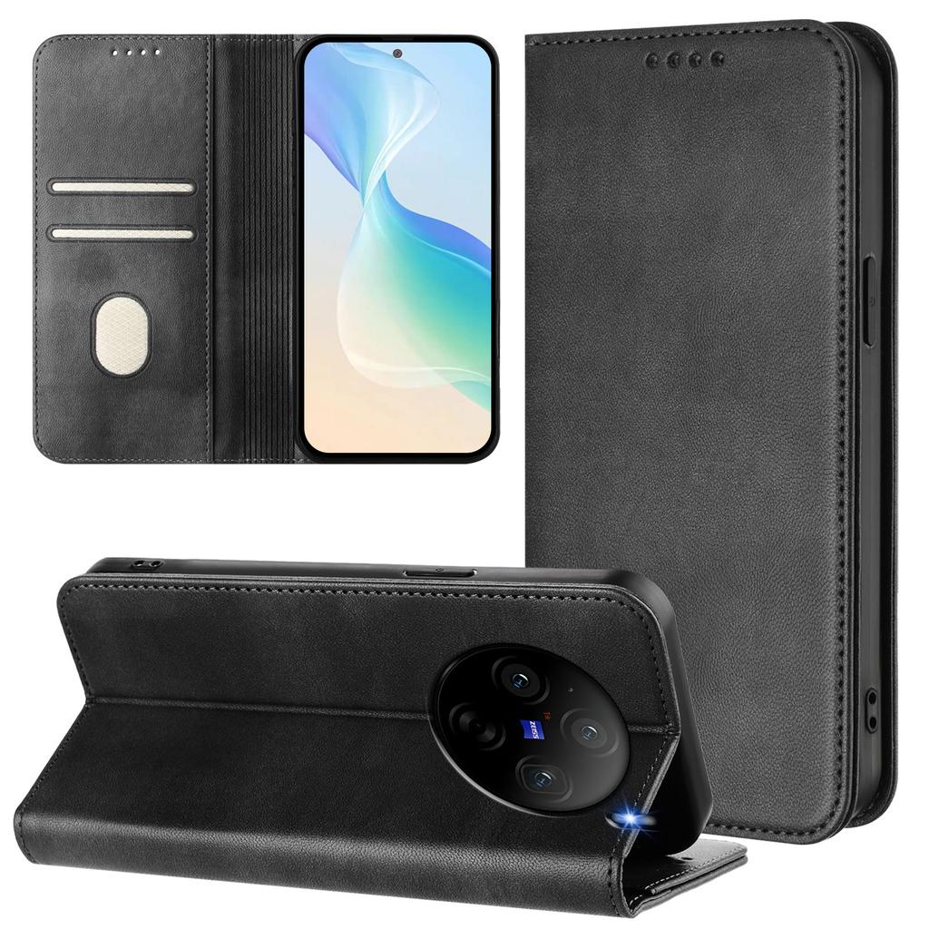Flip Magnetic Leather Phone Cerd Case For VIVO X300 X100s X100 Pro X300 X100s X100 T3 Ultra T3x T2 T1 Wallet Cover