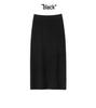 Cashmere Women's High-End Cable Knit Round Neck Sweater & High Waist Skirt Set