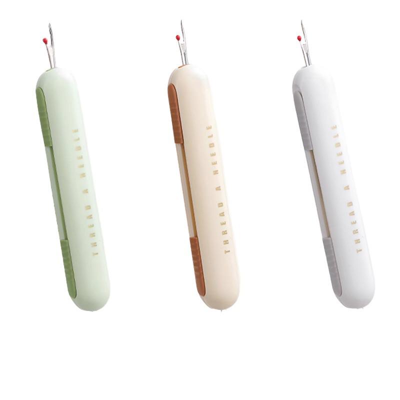 Two-in-One Needle Threader & Quick Thread Remover for Seniors - Double-Headed Tool