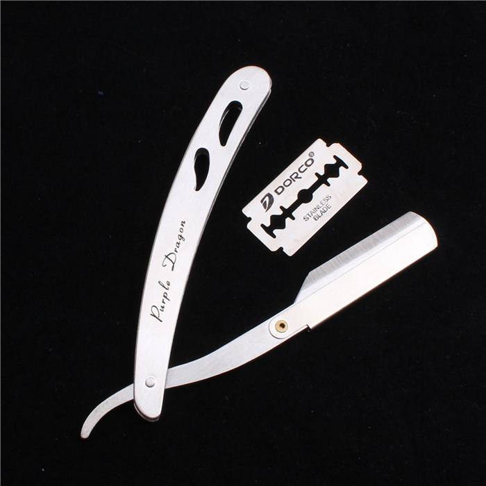 Lila Drache Friseur Haarschnitt Rasiermesser Professionelles Haarmesser Messer Wechselklingenmesser Kupfer Einzelgriff Rasiermesser Z6102