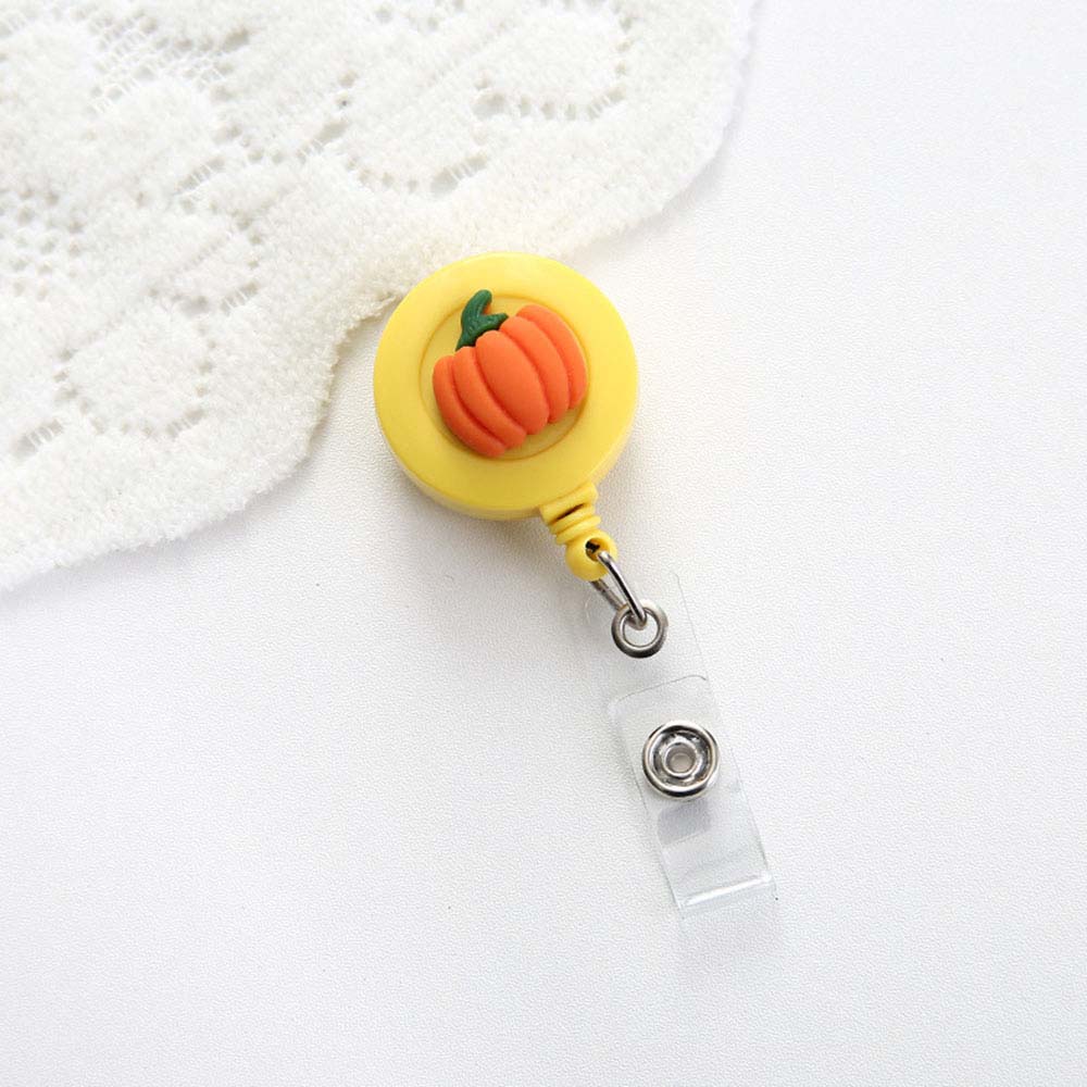 Buckle ID Name Holder Retractable Badge Reel ID Badge Holder Clip Credit Card Holder Clip