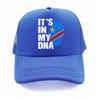 Democratic Congo Flag Trucker Hat Adjustable Mesh Baseball Cap Patriotic Congo Casual Sun Hats for Unisex Women