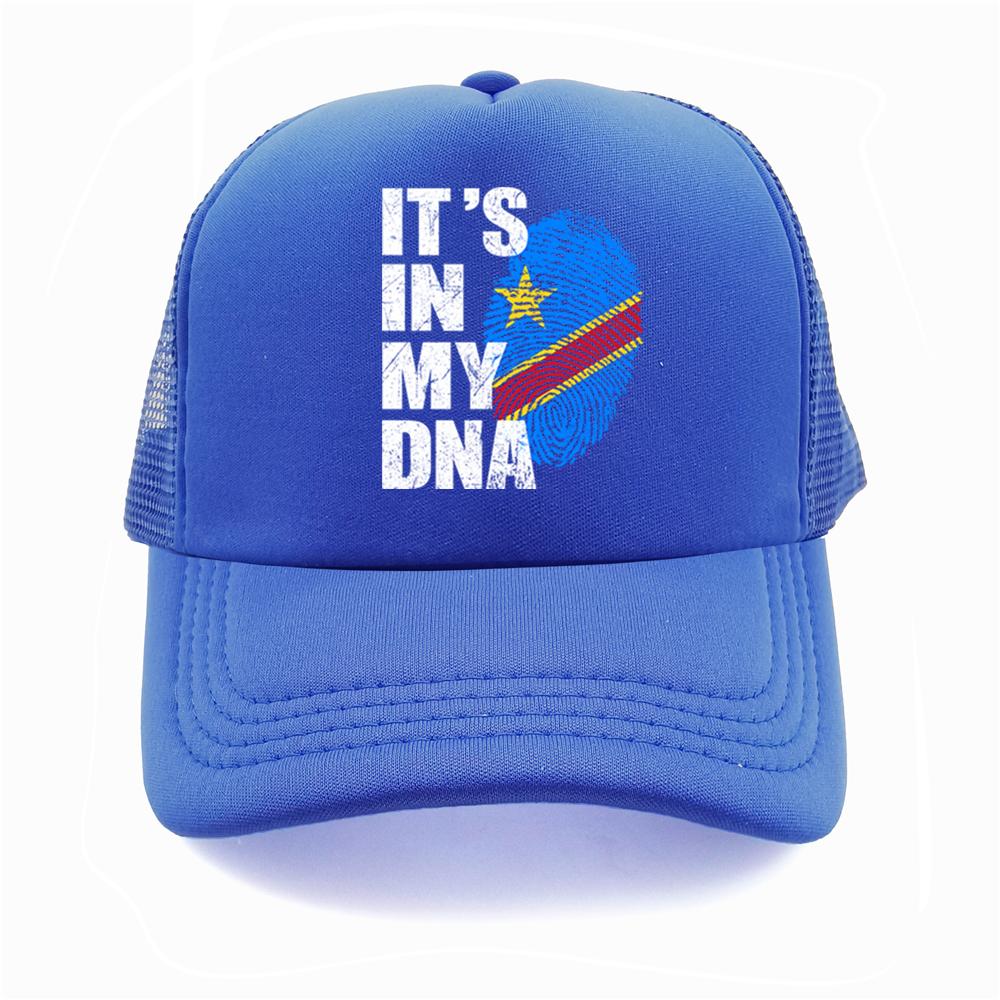 Democratic Congo Flag Trucker Hat Adjustable Mesh Baseball Cap Patriotic Congo Casual Sun Hats for Unisex Women