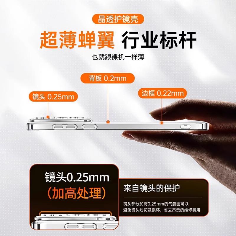 Applicable oppofindx1 mobile phone case Findx1pro transparent protective case findx1 anti-drop all-inclusive mirror soft case