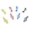 Book Paper Sheet Clips Steel Spring Score Funny Mini Music Folder Clips Decorative Paper Musical Notation Clips