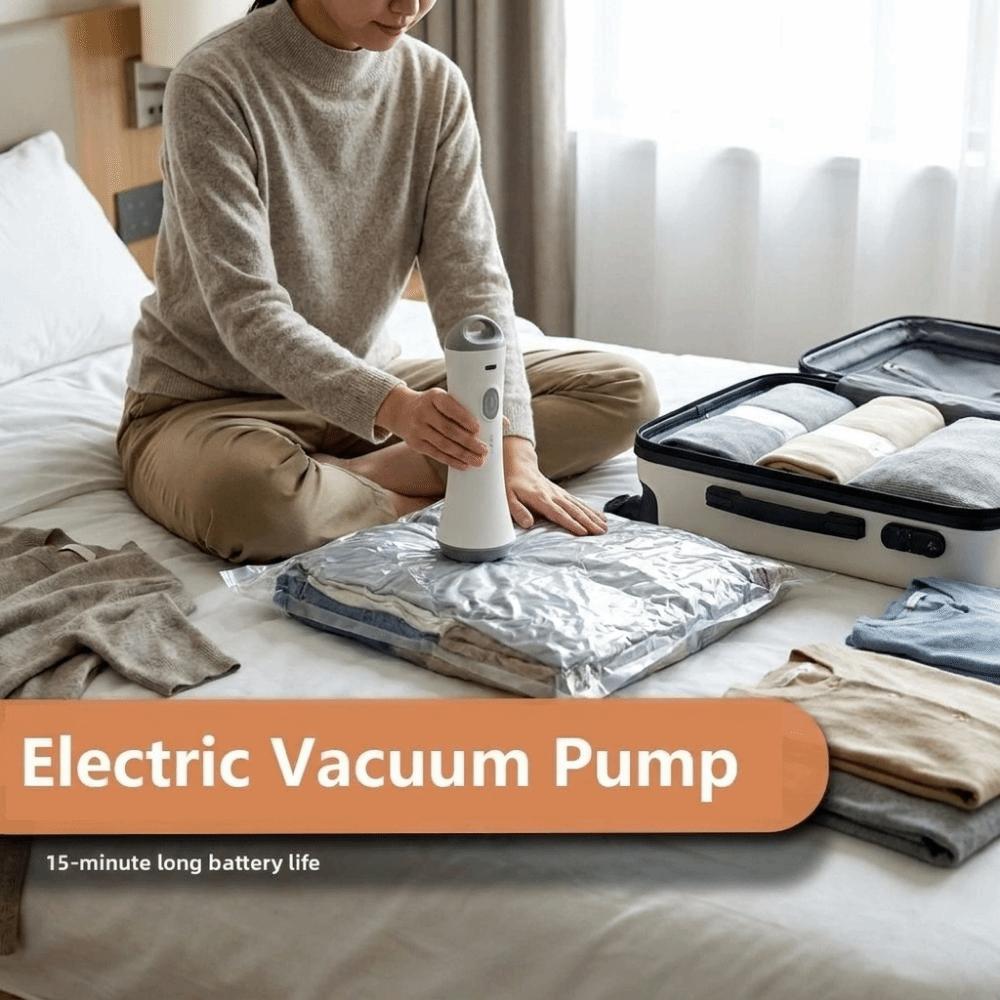 USB Rechargeable Vacuum Bag Pump Portable Compressed Bag Air Pump for Storage Bag