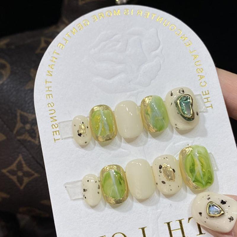 Experience The Beauty Of Handcrafted Jade Lake Nail Art Unique Patterns And High Quality