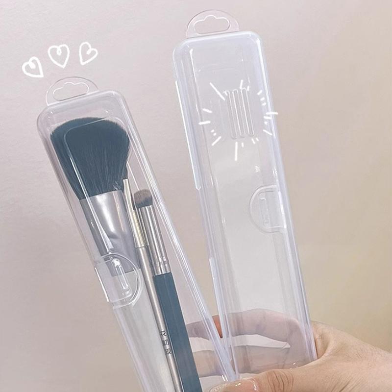 Makeup Brush Holder Case Cosmetic Toiletry Storage Box Travel Toiletry Tools Dustproof Organizer Sealed Box