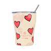 Thermal Mug with Straw 350 Tender Lace