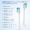 FitMount Compatible with Panasonic Electric Replacement Compatible with Panasonic Compatible Plaque Regular Soft Extra Fine 8 White Doltz, Toothbrush,