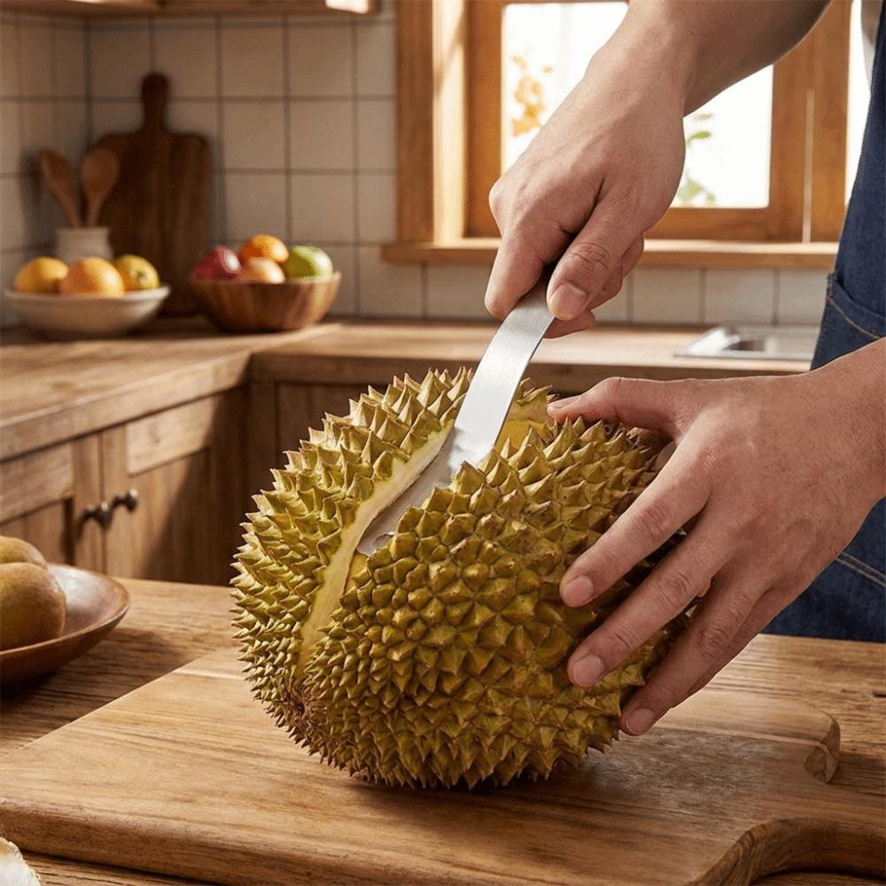 Arc Shaped Durian Peeler Effort-saving Oyster Sheller Professional Durian Separator Kitchen