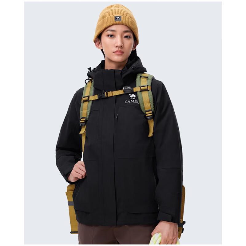 Женская ветровка 3-в-1 верблюжьего цвета A24CA70723 L