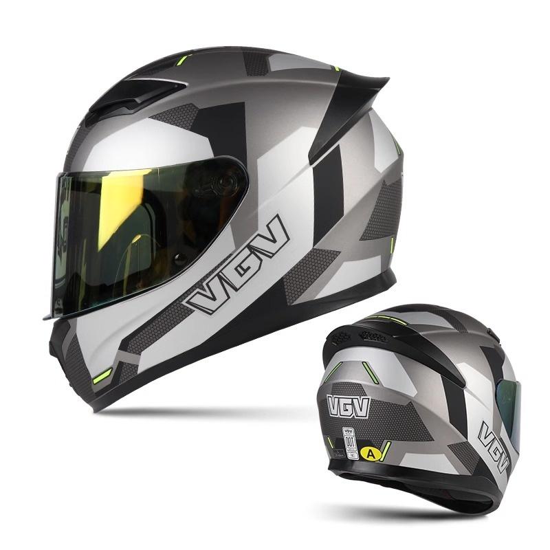 Full face motorcycle helmet suitable for both men and women - dual sunshades, safe and reliable, high-quality materials, multipl