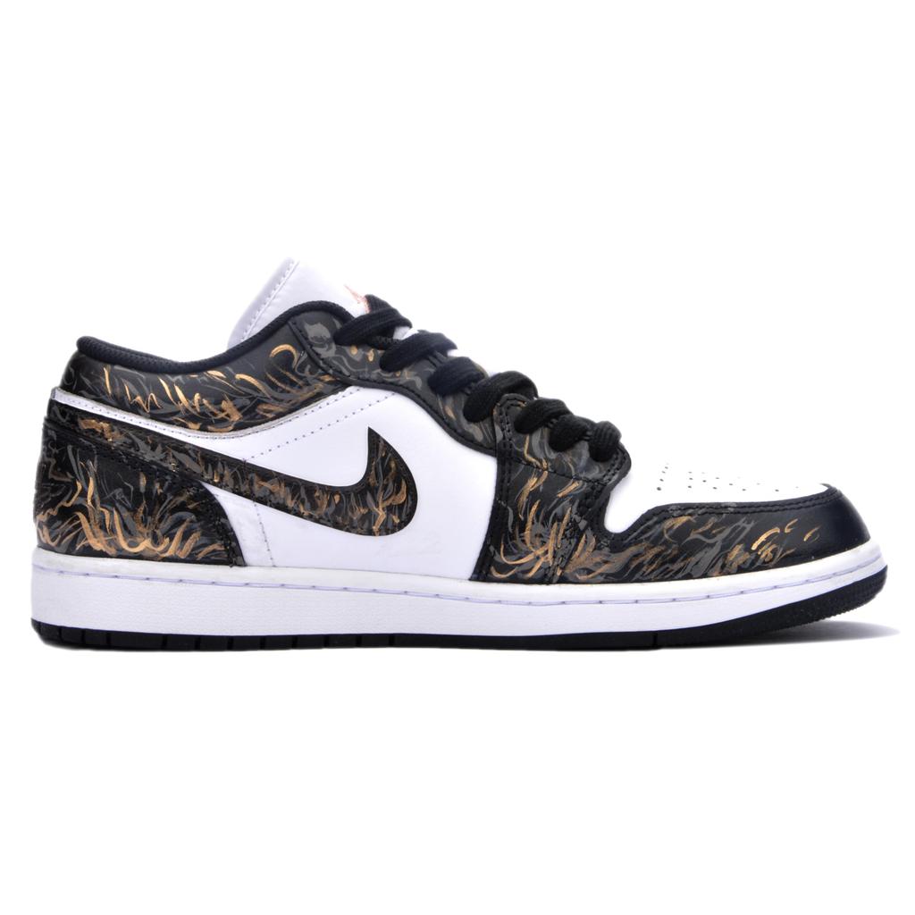 Jordan Air Jordan 1 Cushioning Abrasion Resistant Cushioning, Wear Resistant Low Top Vintage Basketball Shoes Unisex 553558-165(Team1326-XBOX)